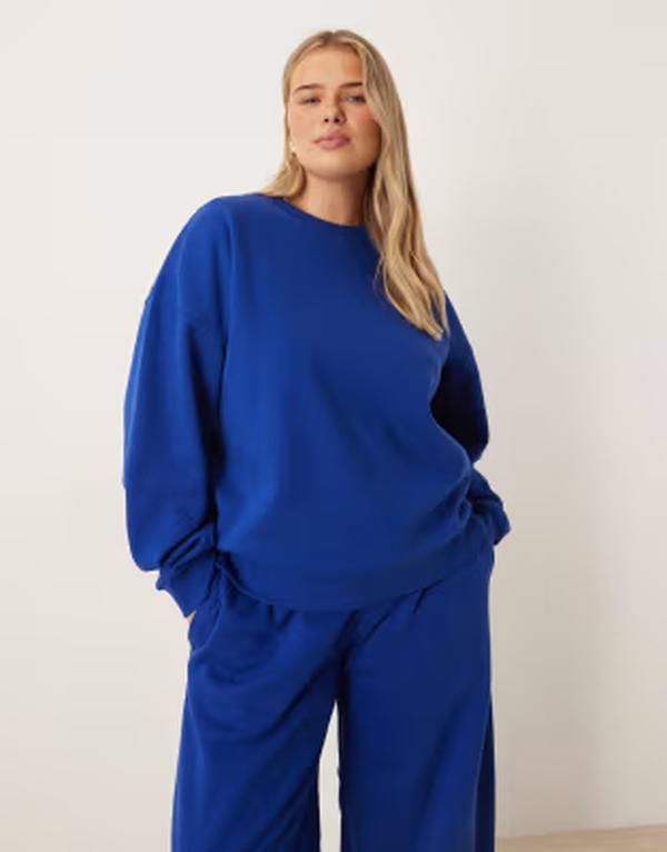 エイソス レディース アウター パーカー・スウェット シャツ ASOS Curve ASOS DESIGN Curve ultimate oversized brushback sweatshirt