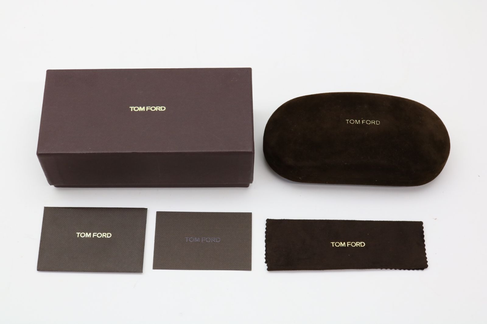 美品】TOM FORD トムフォード TF9257 02A ブラック×ゴールド 【公式通販】