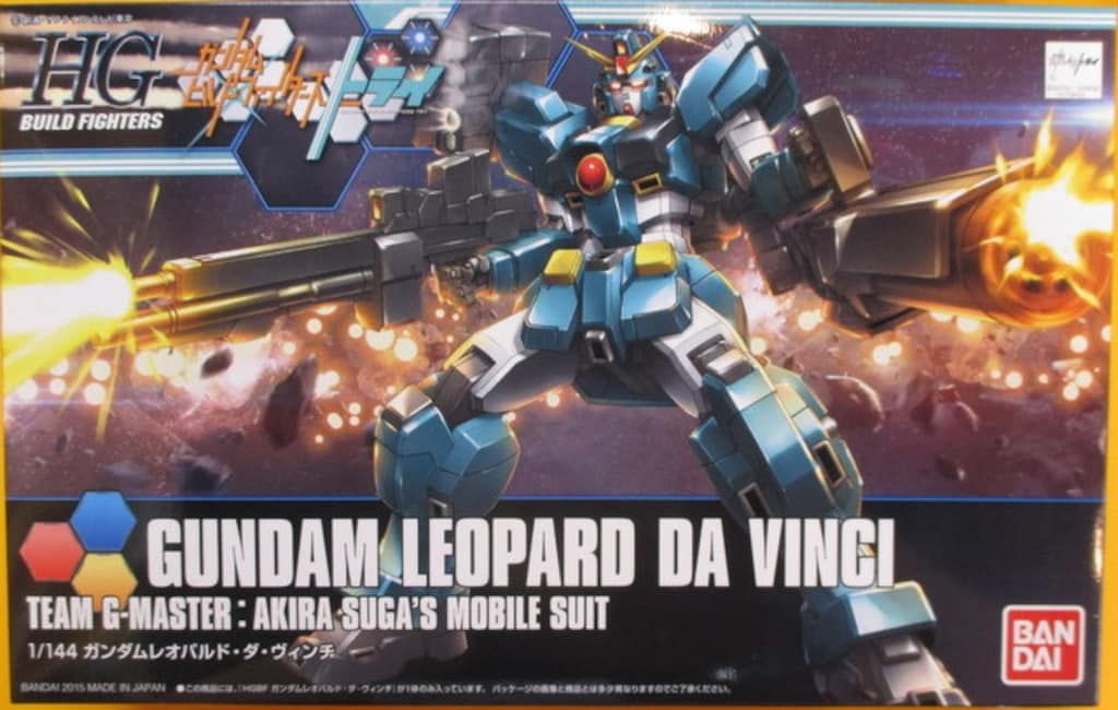 バンダイ HGBF ガンダムビルドファイターズトライ ガンダムレオパルド・ダ・ヴィンチ 042