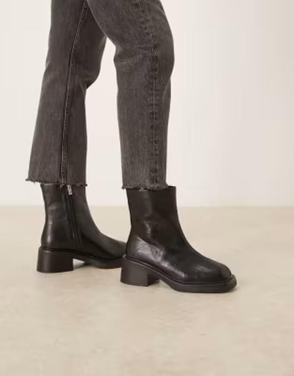 レイド ワイドフィット レディース シューズ ブーツ・レインブーツ チェルシーブーツ チェルシー RAID Wide Fit Eabha chelsea boots BLACK PU ブラック