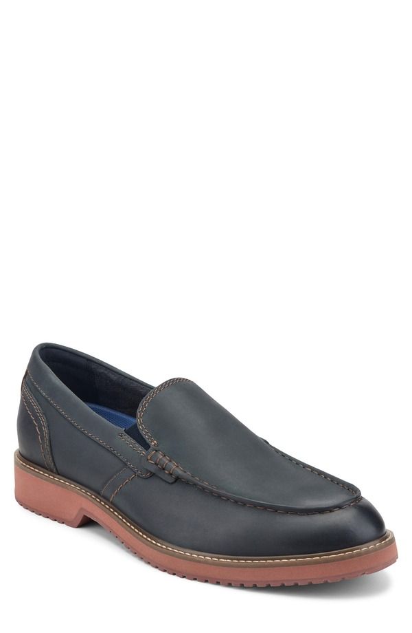 ロックポート メンズ シューズ ローファー Rockport Cristian Loafer Wide Width Available Dark Blue ブルー
