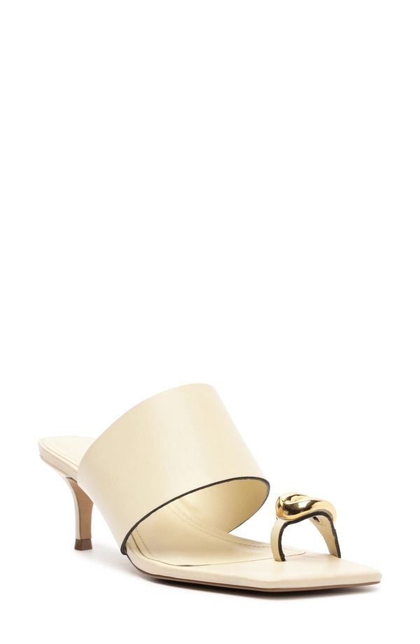 アレッツォ レディース シューズ ヒール サンダル Arezzo Kendall Mid Slide Sandal Panacota