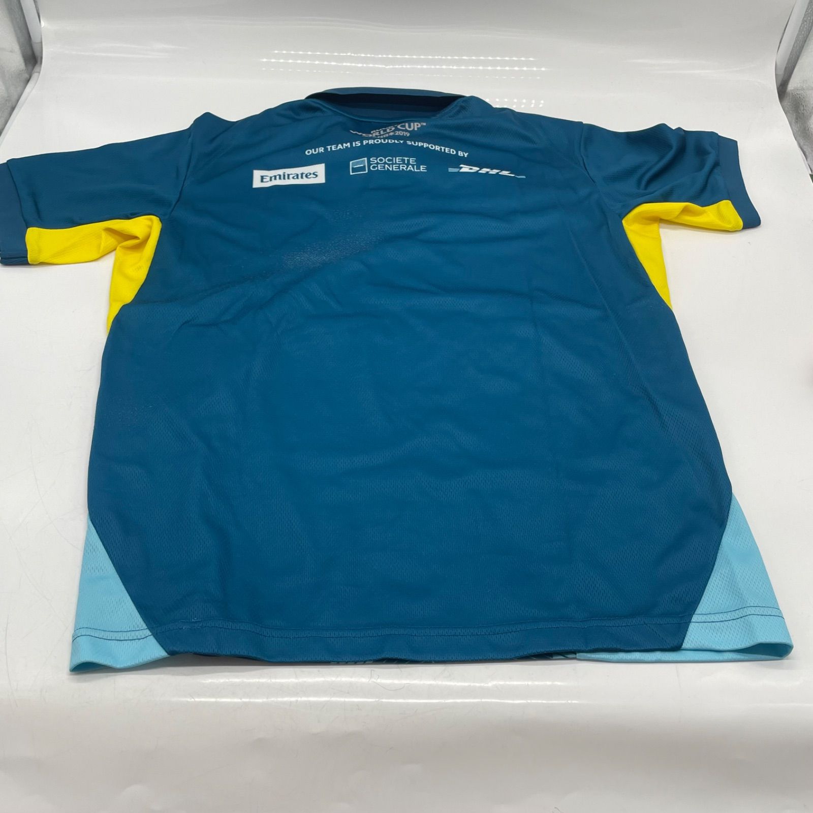 KO4421□Canterbury ラグビーワールドカップ 2019 ポロシャツ Mサイズ