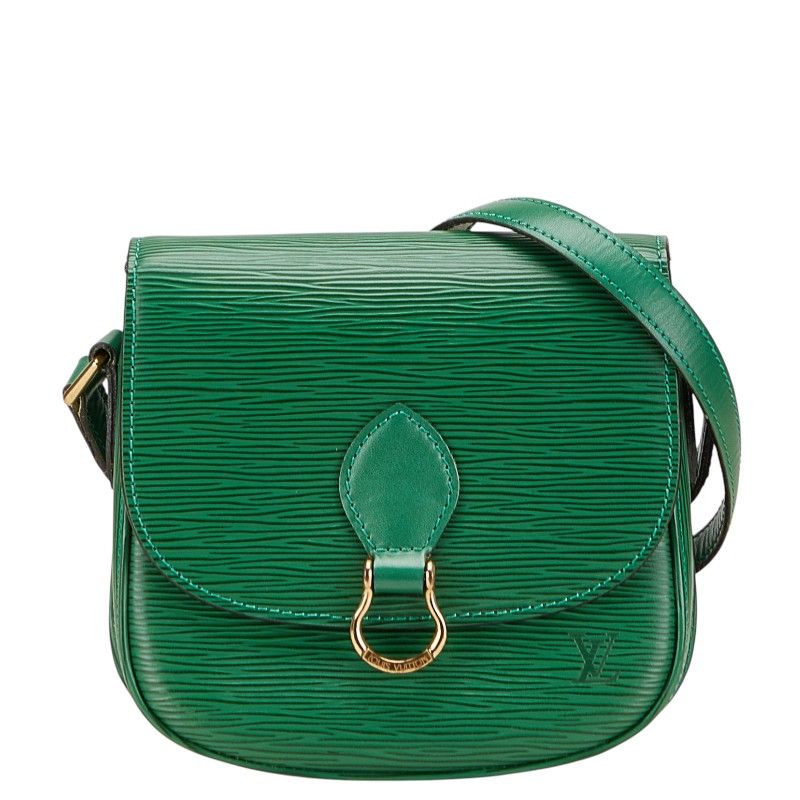 ルイ ヴィトン エピ ミニ サンクルー 斜め掛け ショルダーバッグ M52214 ボルネオグリーン レザー レディース LOUIS VUITTON【228-25319】