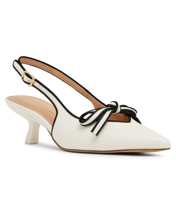 マッデンガール レディース シューズ パンプス Madden Girl Womens Kenny Bow Slingback Pumps White Multi ホワイト
