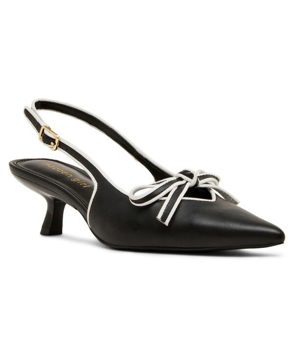 マッデンガール レディース シューズ パンプス Madden Girl Womens Kenny Bow Slingback Pumps Black Multi ブラック