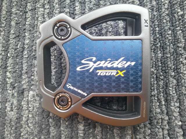 中古 パター テーラーメイド SPIDER TOUR X X1/KBS BLACK STEPLESS STEEL[34]//3[3566]■博多