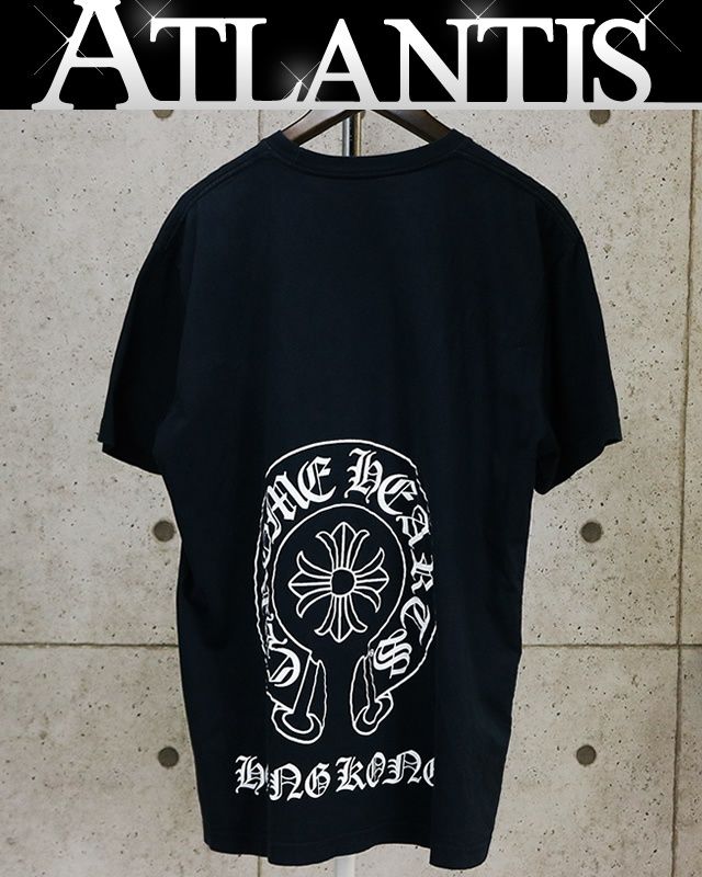 CHROME HEARTS 新宿店 クロムハーツ 香港限定 ホースシュープリント Tシャツ 半袖 メンズ size:XL 黒 31403