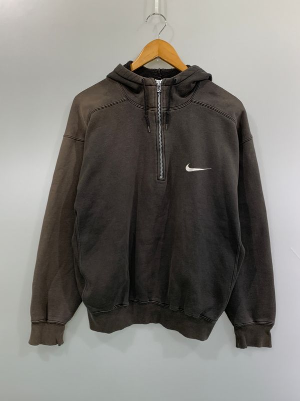 【中古品】 NIKE ナイキ 90'S HALFZIP HOODIE 90年代 ハーフジップ フーディ パーカー トップス 【146-260618-jt-39-min】
