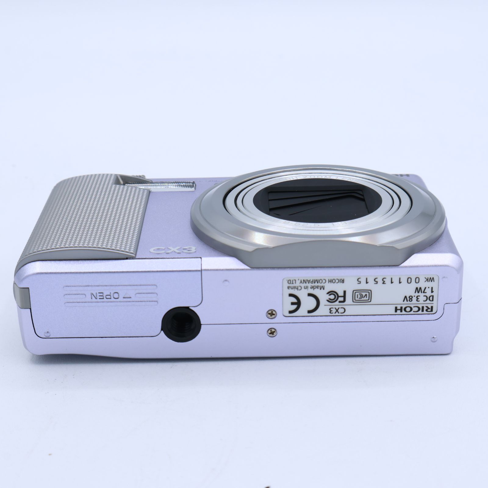 美品】RICOH リコー デジタルカメラ CX3 すみれ CX3SU