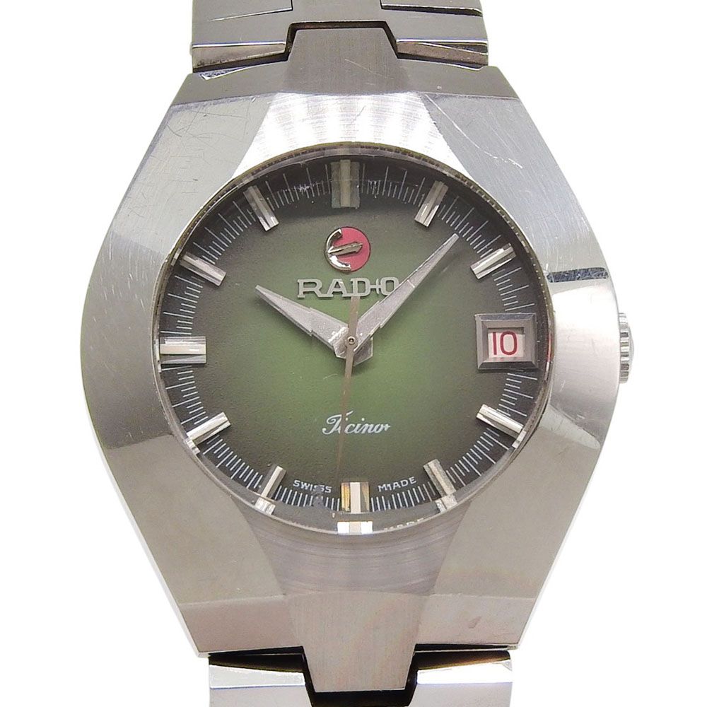 【RADO】ラドー テッシーナ ステンレススチール 自動巻き アナログ表示 ユニセックス グリーン文字盤 腕時計