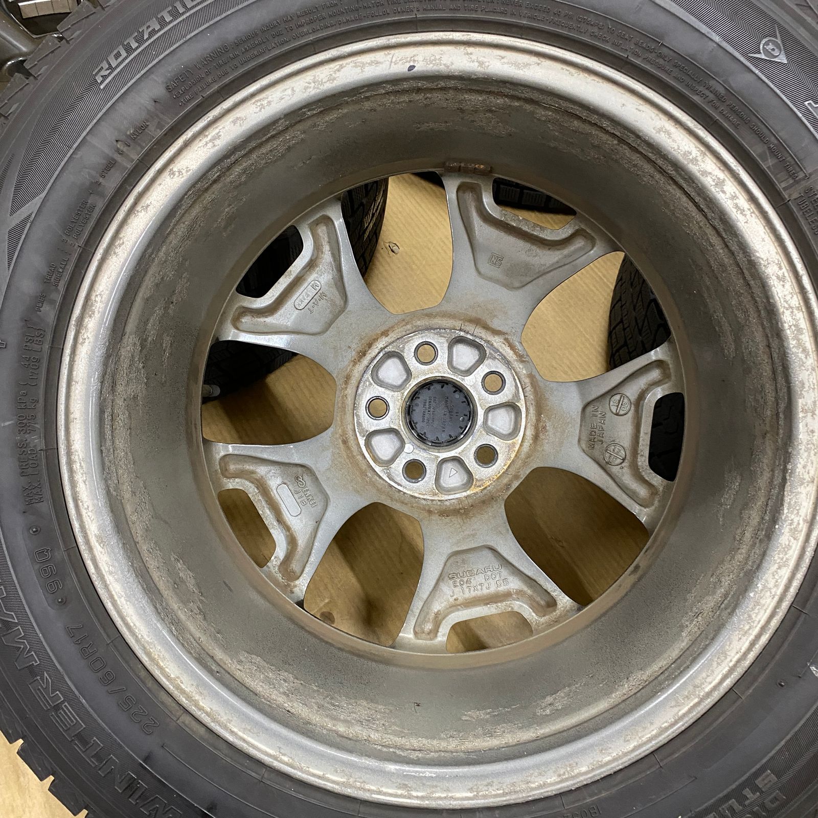 スバル純正 17インチ 7J +55 PCD100 5H 4本セット【中古】 - メルカリ