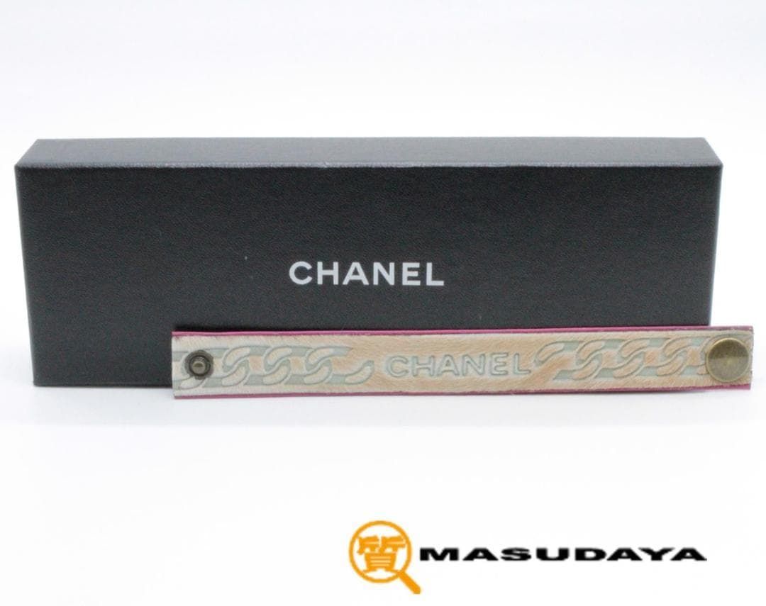 シャネル ハラコレザー ブレスレット【未使用保管品】 - メルカリ