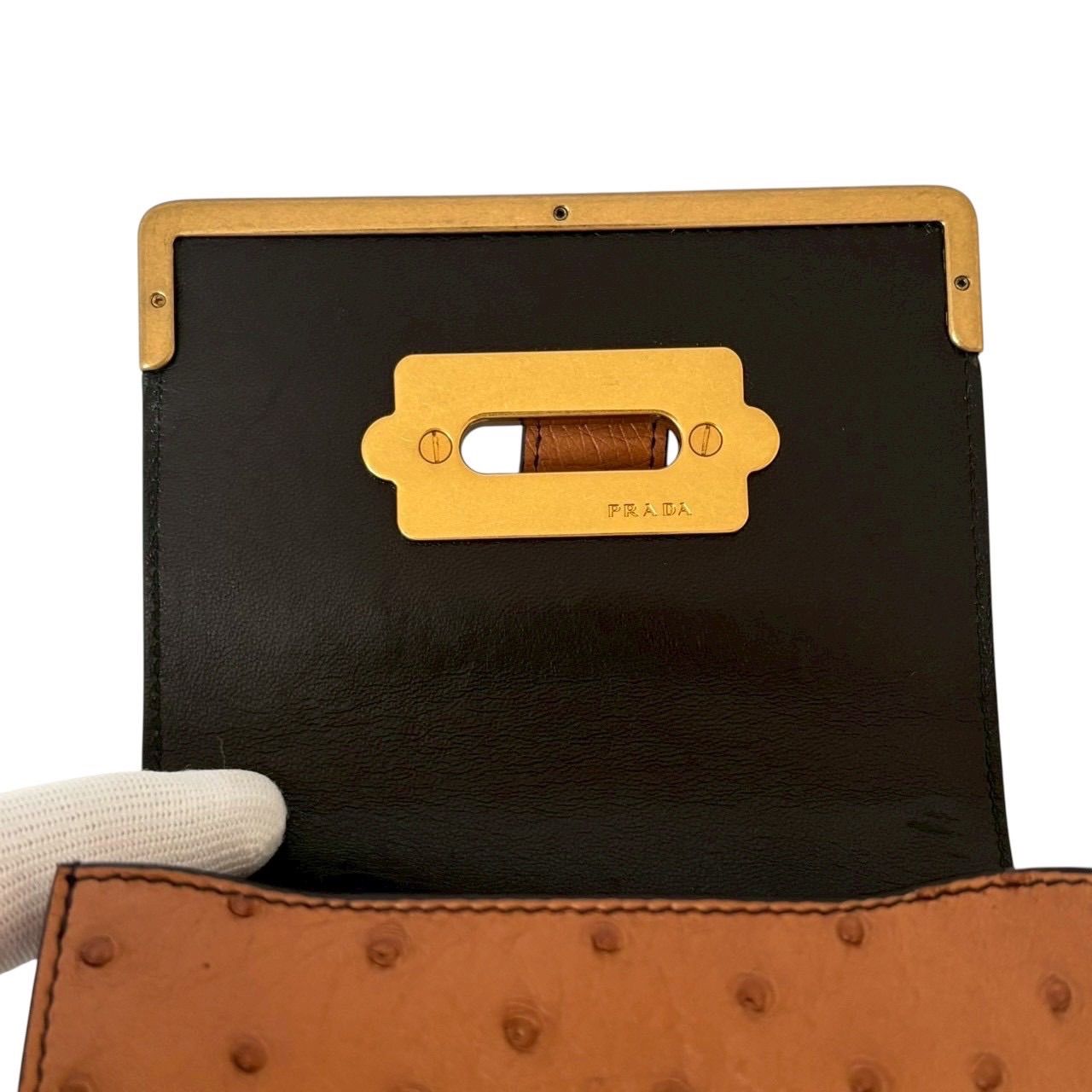 PRADA プラダ カイエ ミニ 1BH058 ポーチ ポシェット 小物入れ 