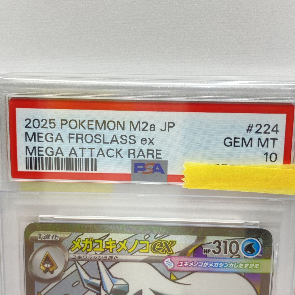 PSA10】ポケモンカード メガユキメノコex M2a 224/193 MA 鑑定品 