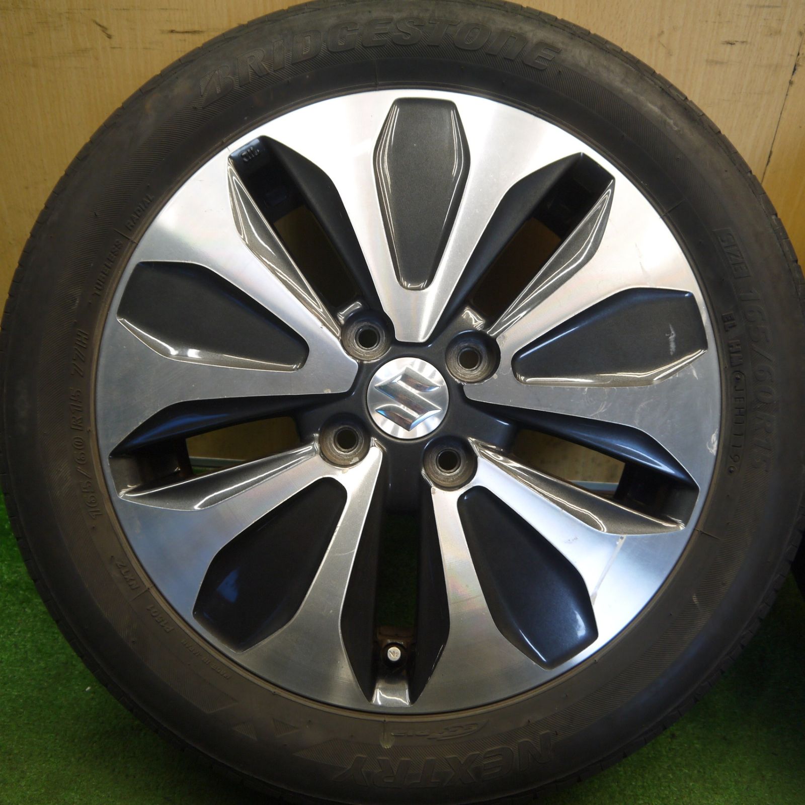 キレイ☆スズキ MA15S ソリオ 純正 165/60R15 ブリヂストン ネクスト