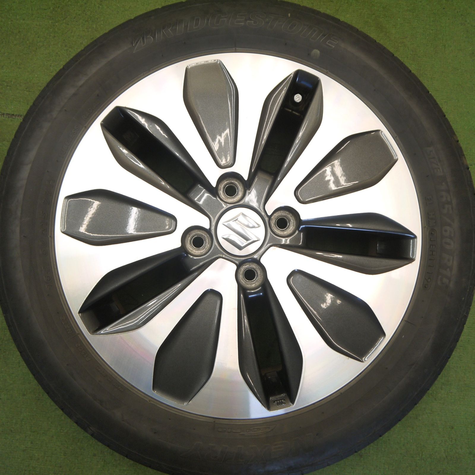 綺麗 22年☆スズキ MA15S ソリオ 純正 165/60R15 ブリヂストン 
