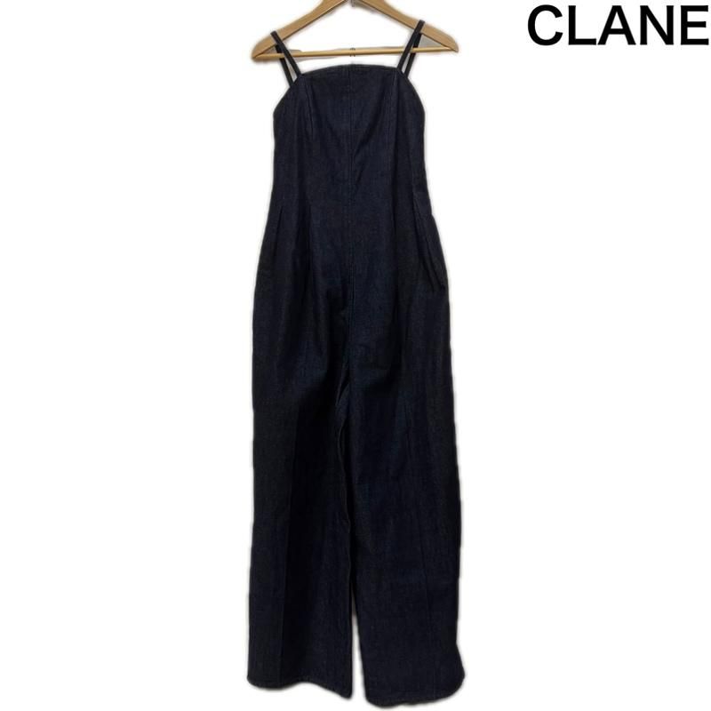 クラネ 12111-7342 ラウンドカットルーズオールインワン indigo SIZE:0 レディース 0 ISItems【USED】【古着】【中古】50161560