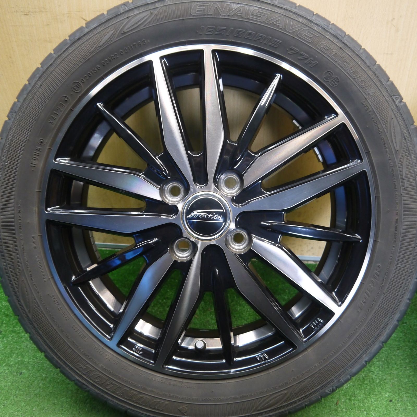 キレイ！23年☆165/60R15 ダンロップ エナセーブ EC300+ F-DIRECTION F