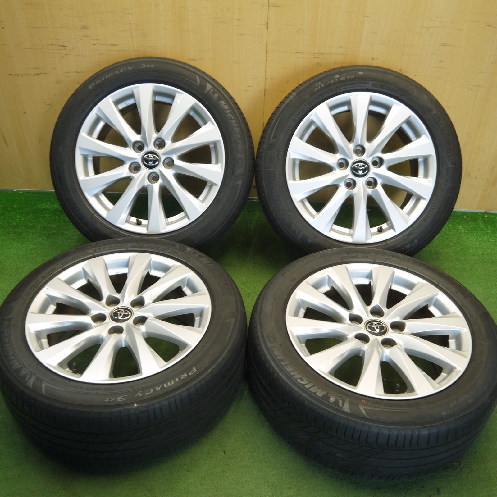 キレイ★トヨタ 70系 カムリ 純正 215/55R17 ミシュラン プライマシー 3ST 17インチ PCD114.3/5H★6060903Hノ