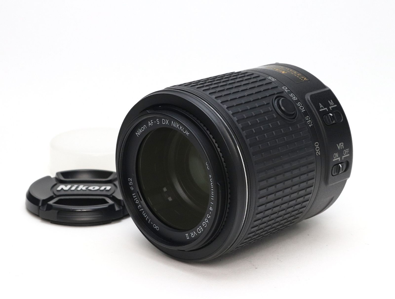 A (美品) Nikon ニコン AF-S DX NIKKOR 55-200mm F4-5.6 G ED VR II 初期不良返品対応 66-188