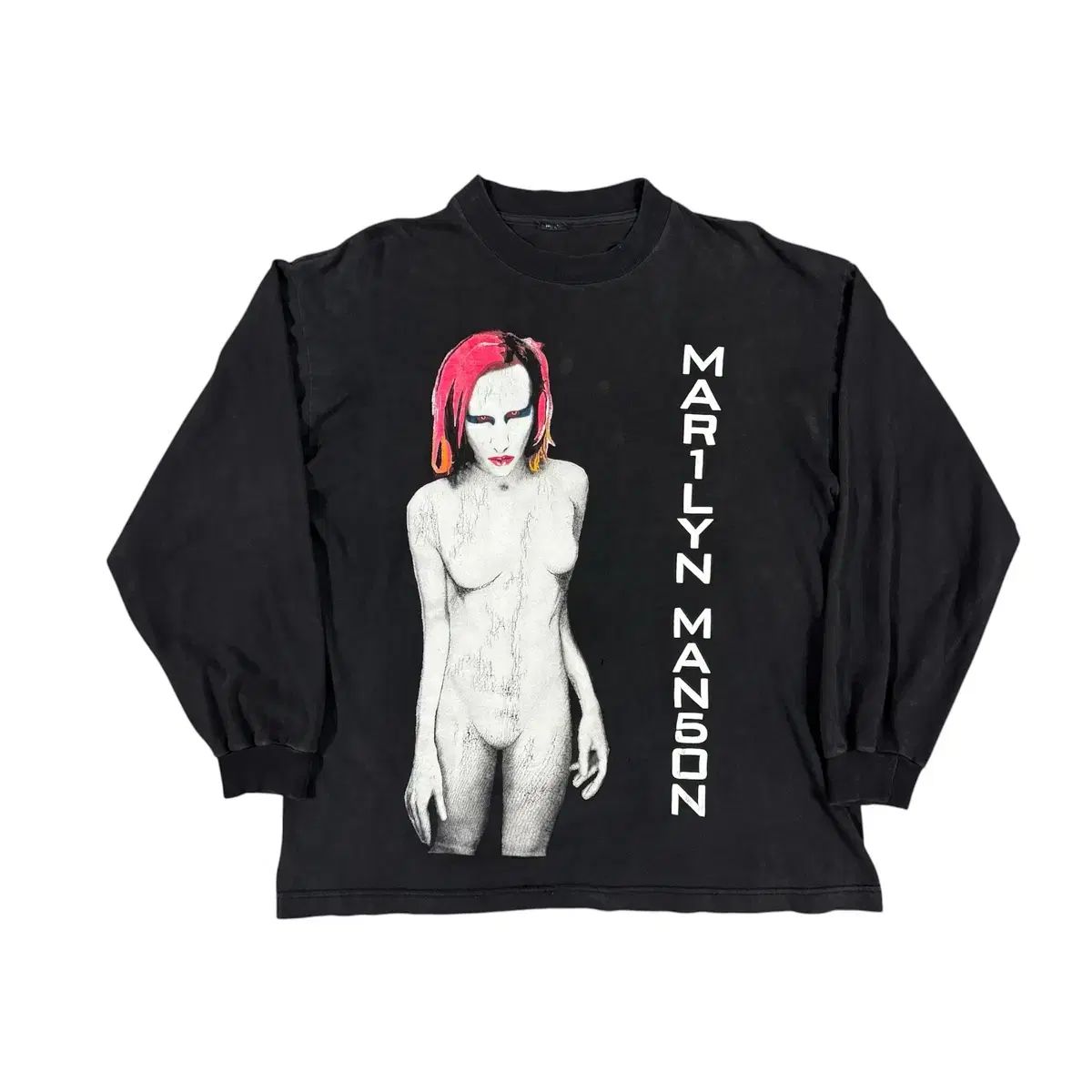 ヴィンテージ 90s Marilyn Manson マリリン・マンソン ユーロ ロングスリーブ Tシャツ