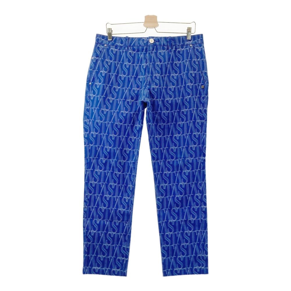 ST ANDREWS セントアンドリュース ストレッチロングパンツ ストライプ柄 ブラック系 L [240101650811] ゴルフウェア メンズ ANDREWS セントアンドリュース St TESSUTI サイズ：L サイズ：LL