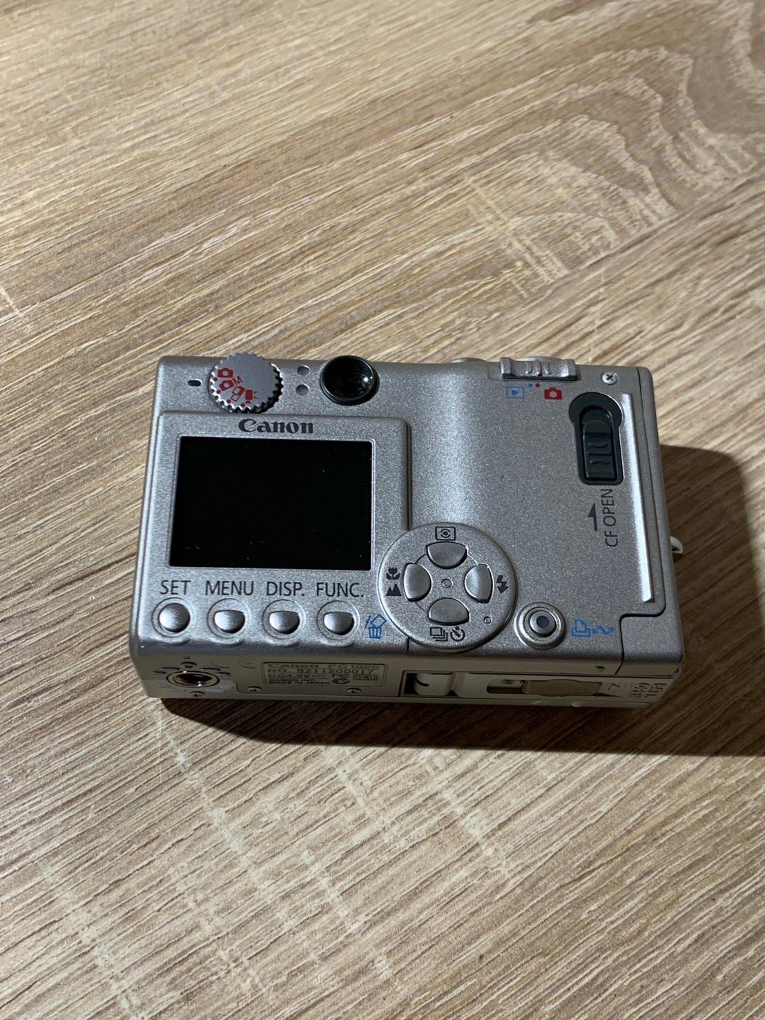 1802 Canon IXY DIGITAL 450 シルバー ジャンク品 デジカメ【コ