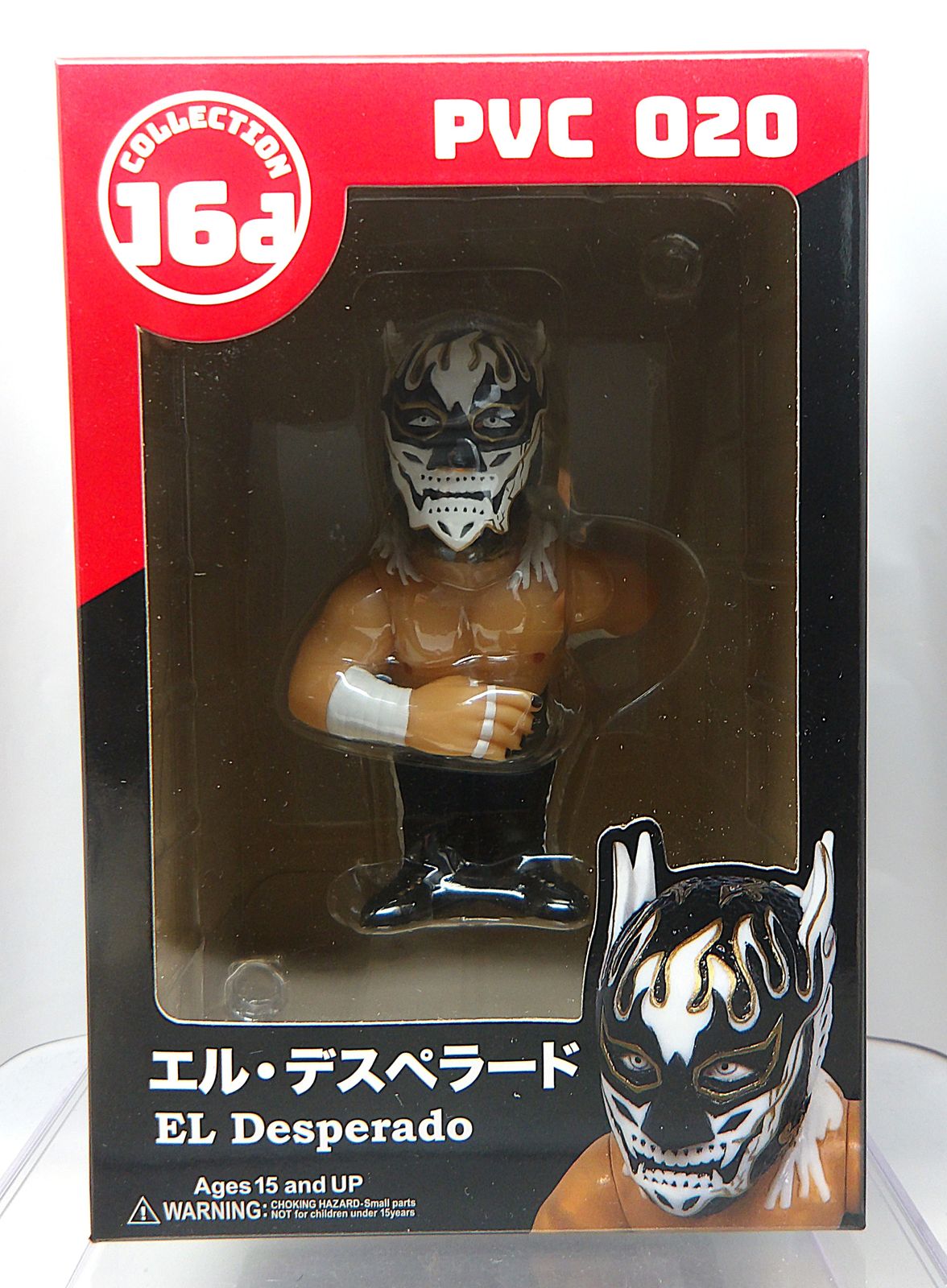 中古】 新日本プロレス エル・デスペラード (黒コスチューム) 16d