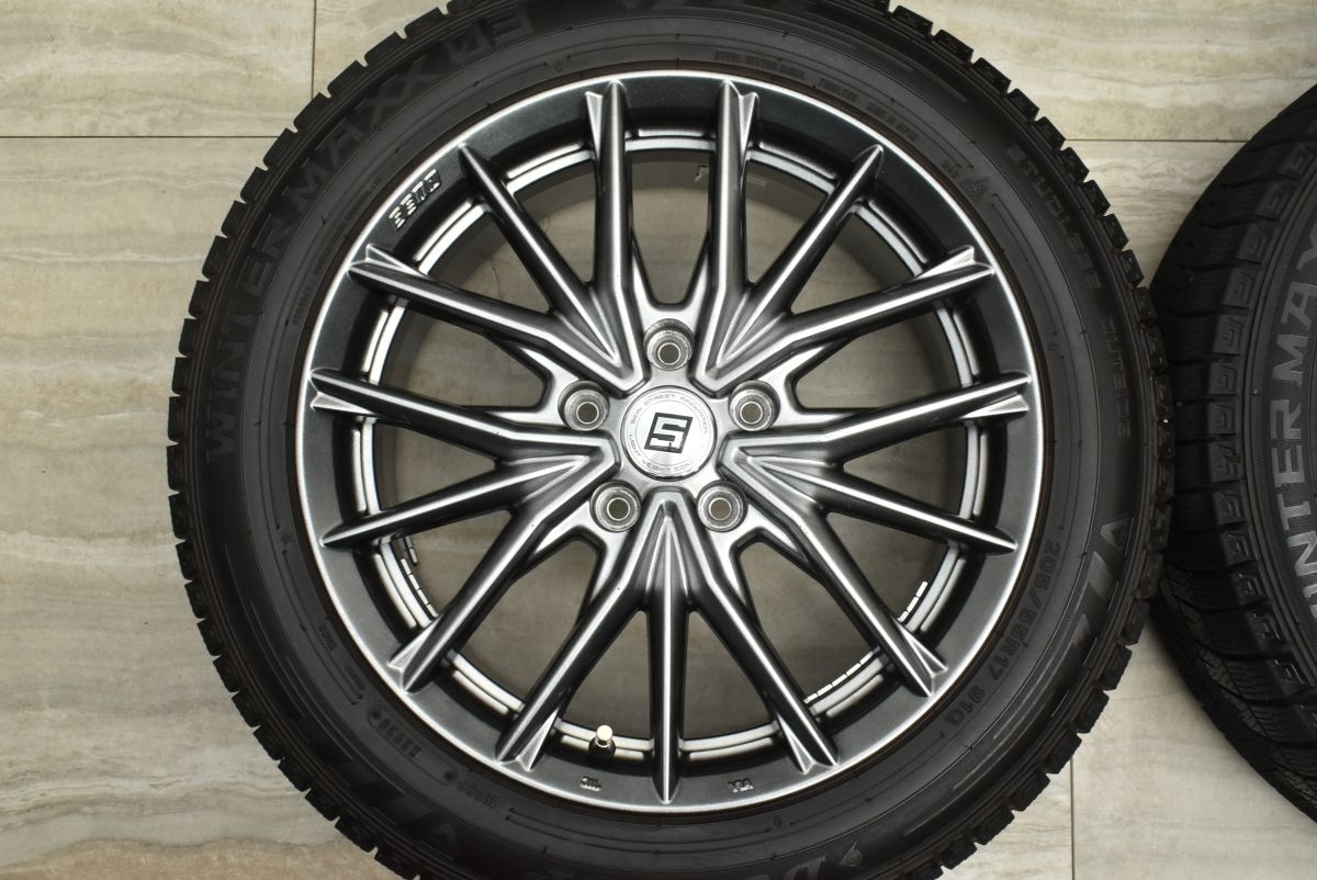 美品】SEIN SX 17in 7J +48 PCD114.3 ダンロップ ウィンターマックス