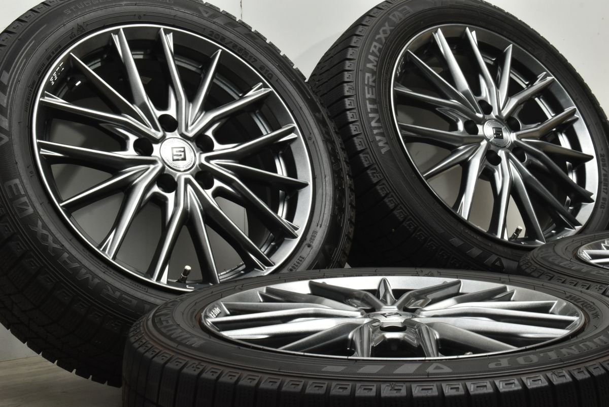 美品】SEIN SX 17in 7J +48 PCD114.3 ダンロップ ウィンターマックス