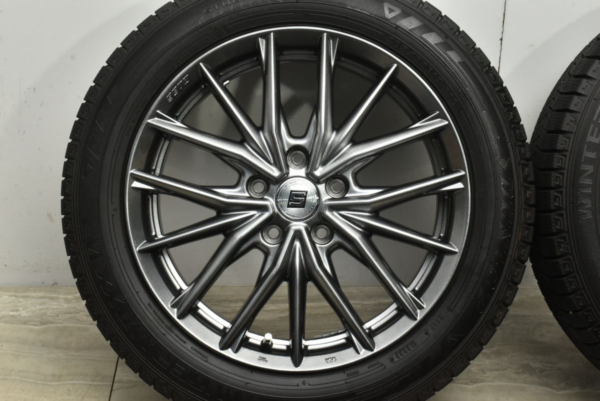 美品】SEIN SX 17in 7J +48 PCD114.3 ダンロップ ウィンターマックス