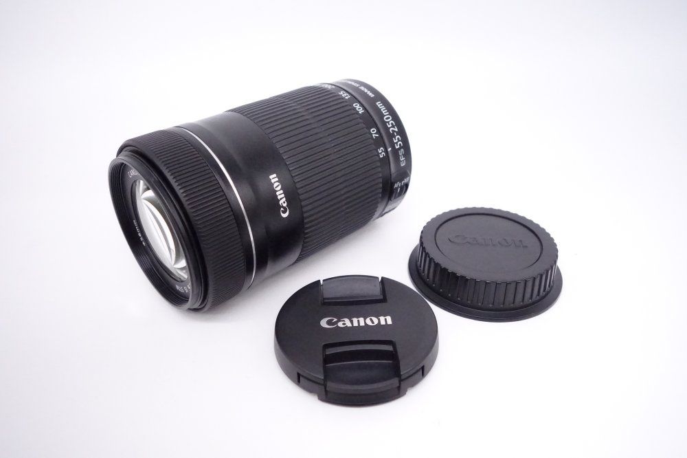 【極上品】キヤノン Canon レンズ EF-S 55-250mm F4-5.6 IS STM [W2606018A]