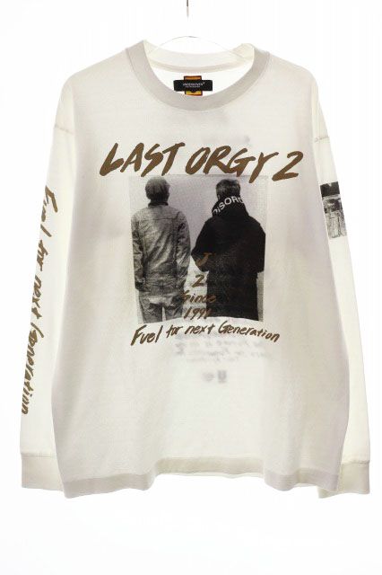 ヒューマンメイド HUMAN MADE × UNDERCOVER 22SS LAST ORGY 2 T-SHIRT WHITE M アンダーカバー ラストオージー ロンT 長袖 ホワイト 白 【ブランド古着ベクトル】【中古】☆AA★260618