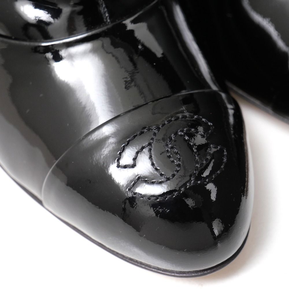 □未使用品□CHANEL シャネル ブーティ サイズ37 C 16C ココマーク CC