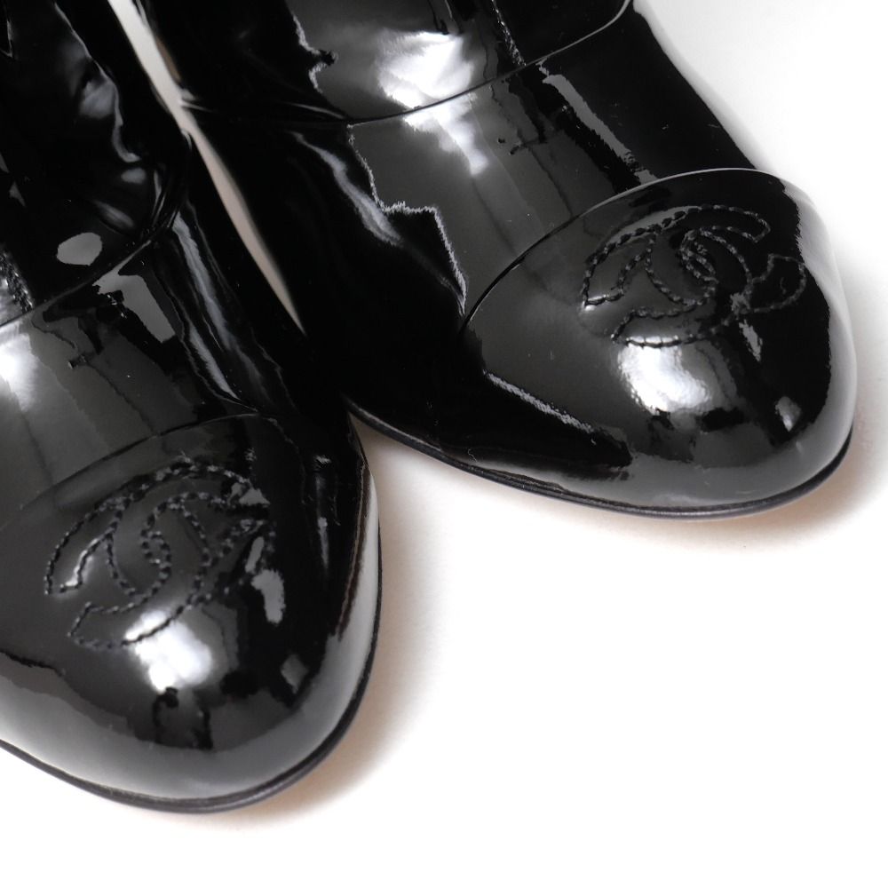□未使用品□CHANEL シャネル ブーティ サイズ37 C 16C ココマーク CC