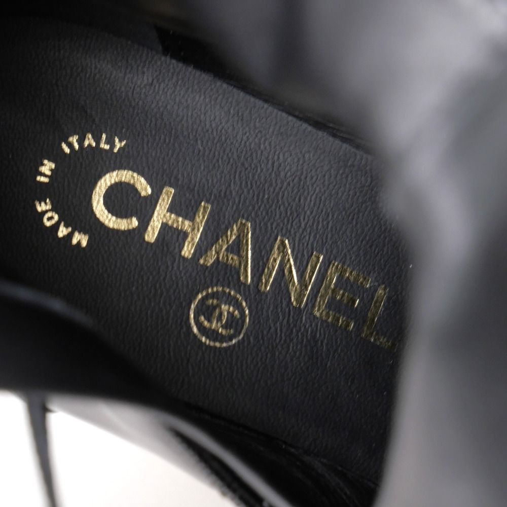 □未使用品□CHANEL シャネル ブーティ サイズ37 C 16C ココマーク CC