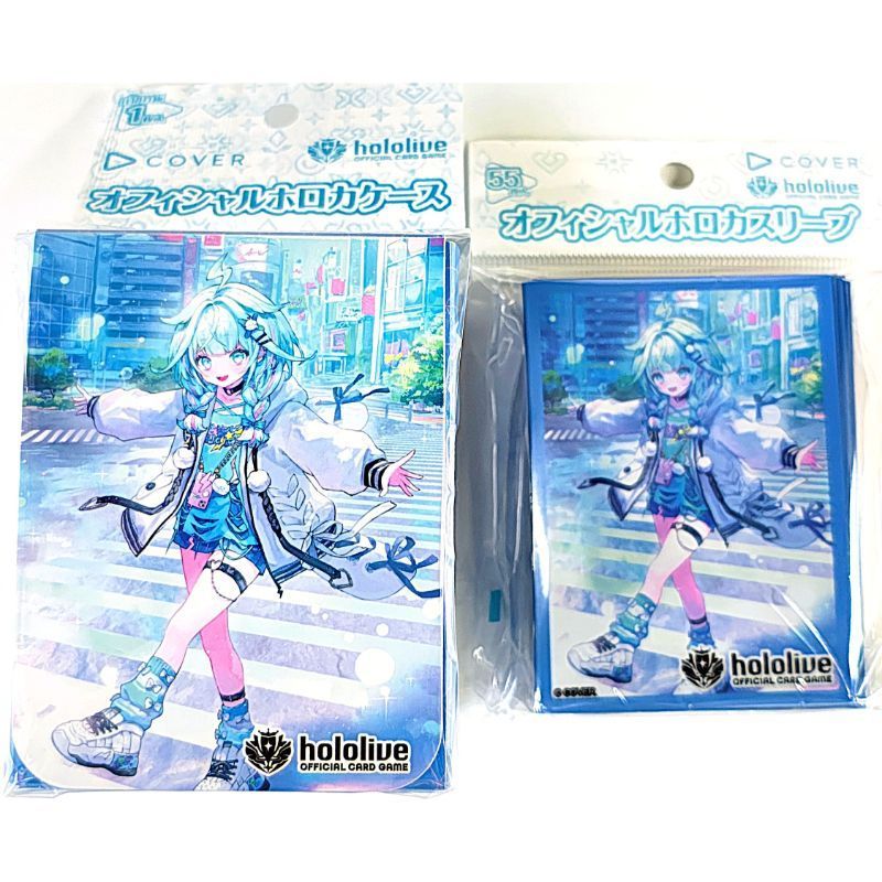 ホロライブオフィシャルカードゲーム ホロカケース スリーブ セット 水