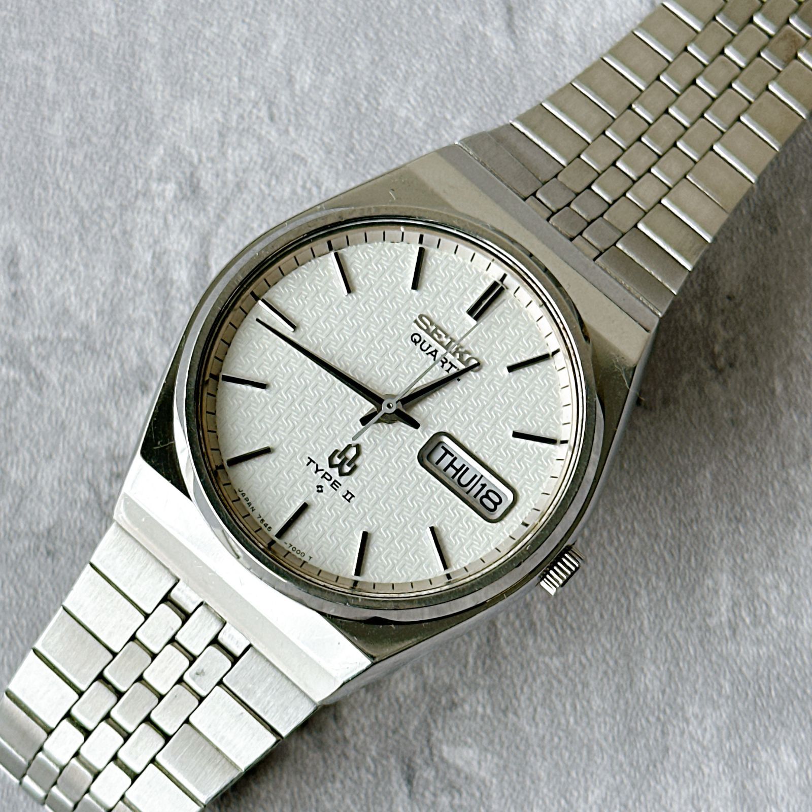 SEIKO TYPEⅡ セイコータイプ2 7546-7000 刻印あり ホワイト