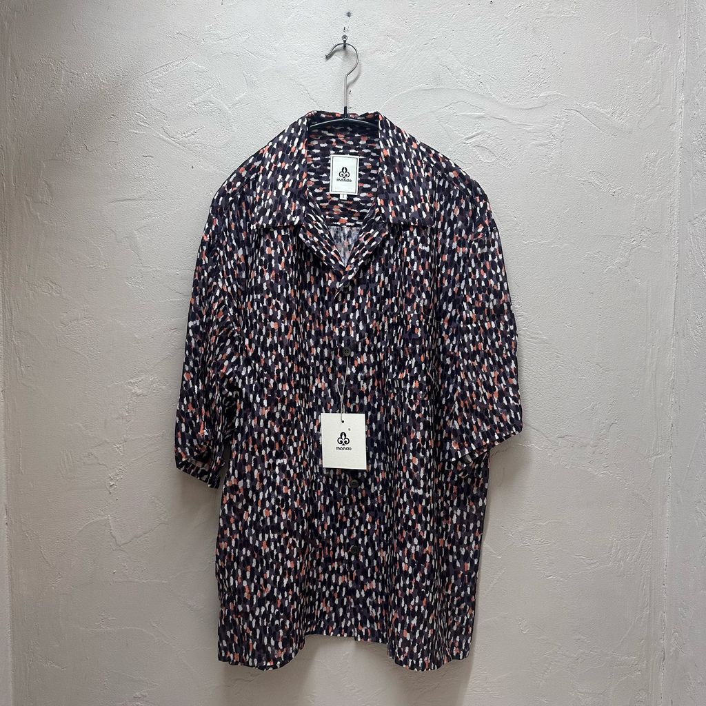 MANDO マンド Printed Open Collar Shirt 半袖シャツ 26295-003 マルチカラー size:1【代官山B06】