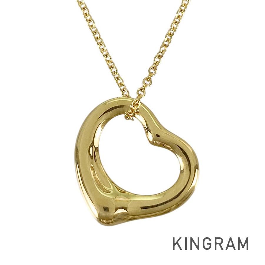 ティファニー TIFFANY&Co. エルサ ペレッティ オープンハート K18YG ネックレス sss【中古】
