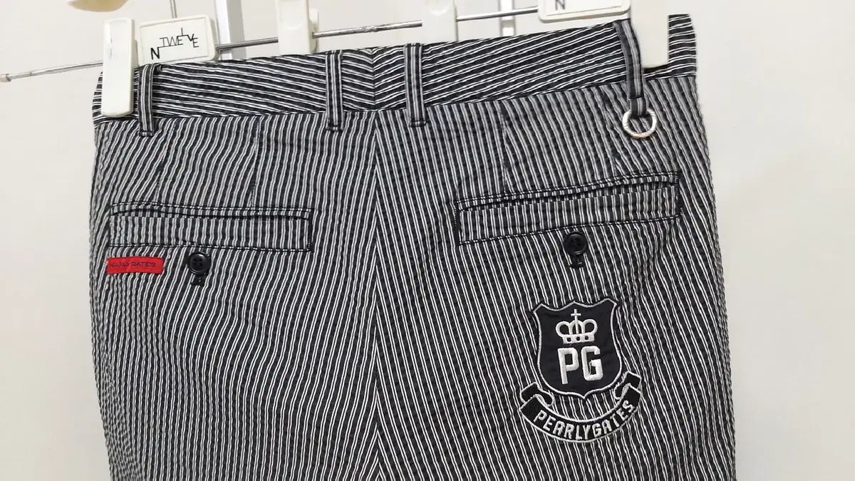 パーリーゲイツ/夏ストレッチ パンツ/きれいな/正規品/メンズ31-32インチ