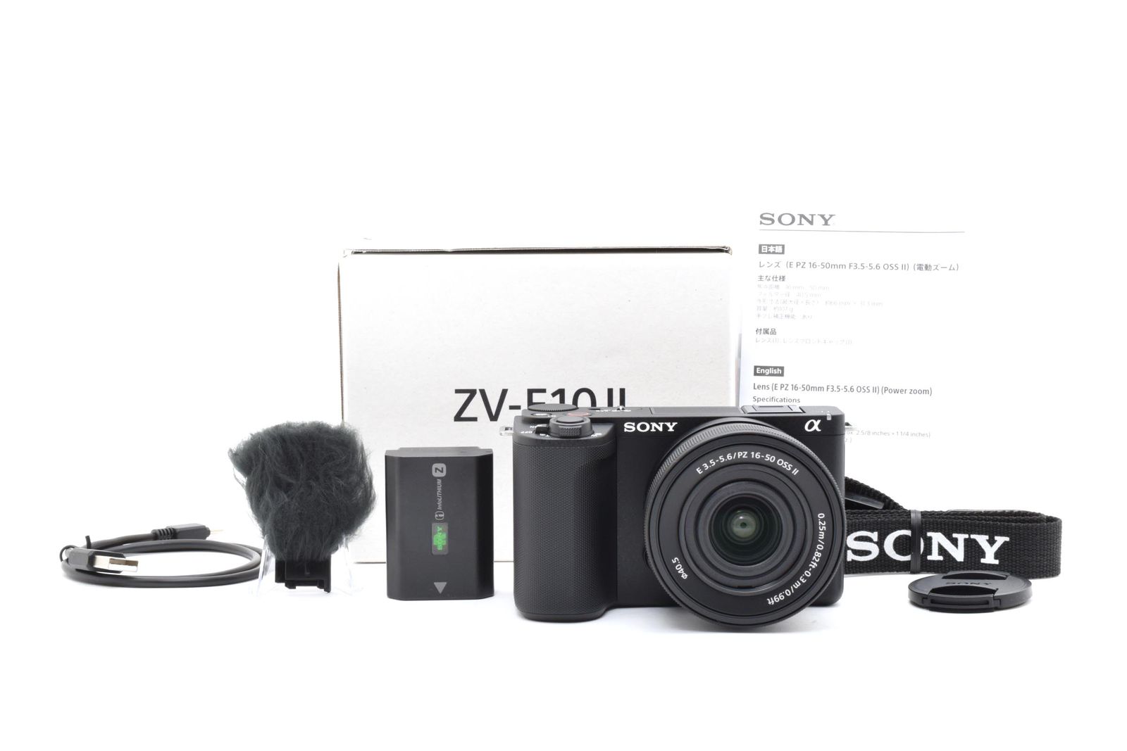 ■ほぼ新品■ SONY ソニー ZV-E10 II パワーズームレンズキット ブラック #F180