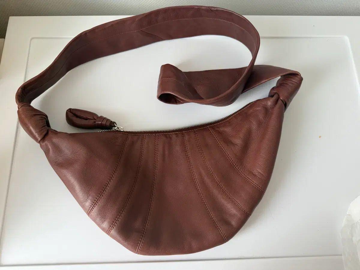LEMAIRE クROISSANTバッグ スモール ブリックブラウン
