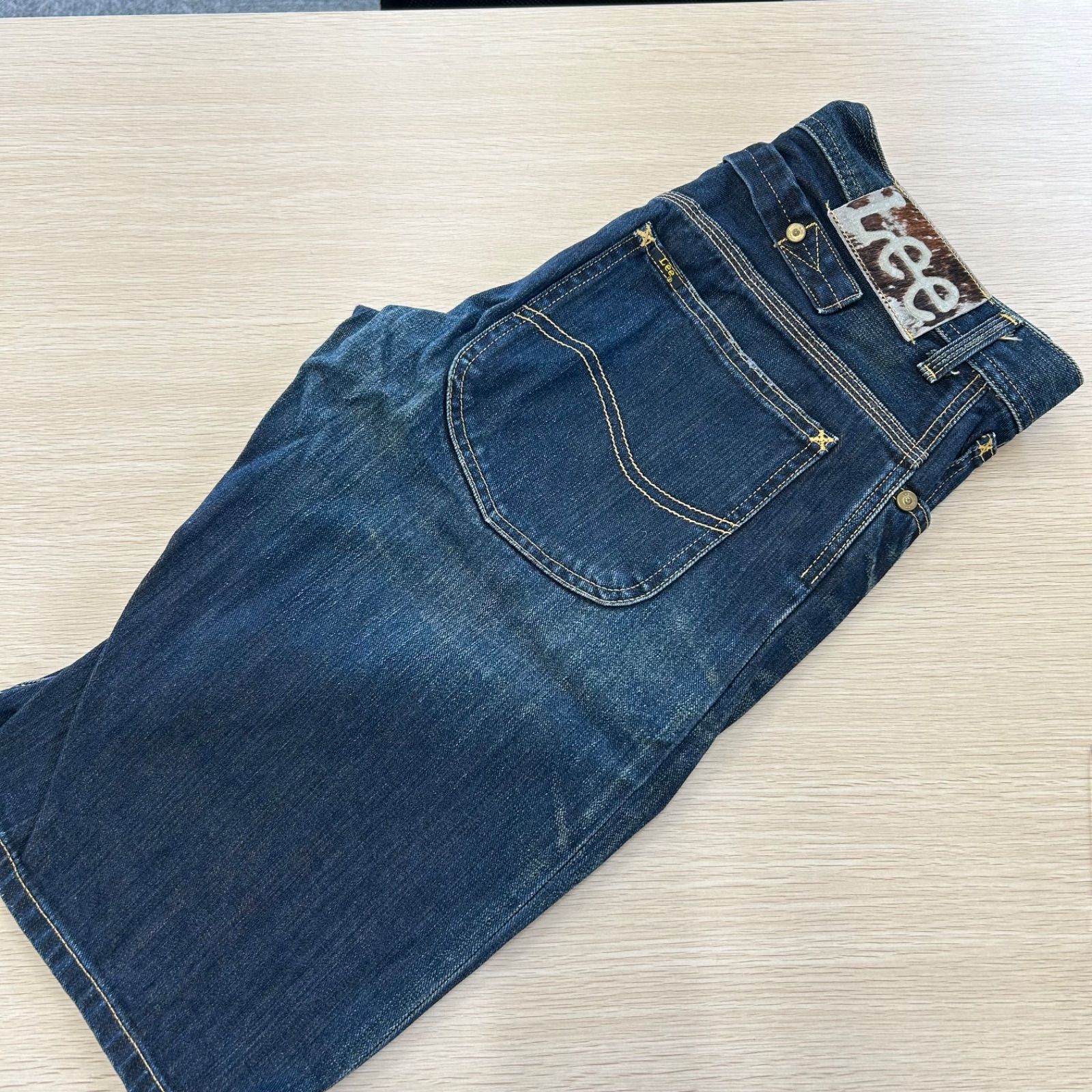 Lee COWBOY VINTAGE タイプ ヘアオンハイド デニム ショーツ ショート