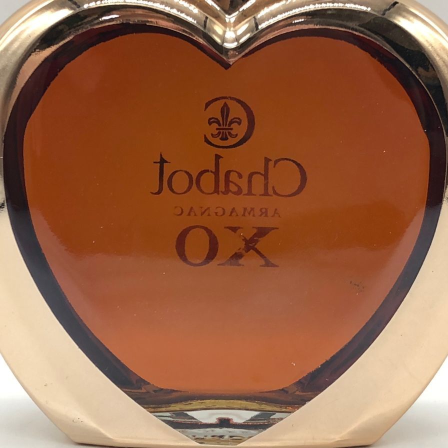 シャボー XO アルマニャック ハートボトル ゴールド 500ml 【C1