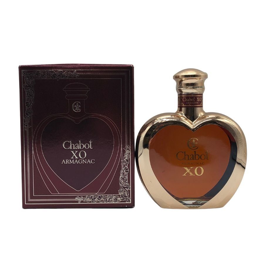 シャボー XO アルマニャック ハートボトル ゴールド 500ml 【C1