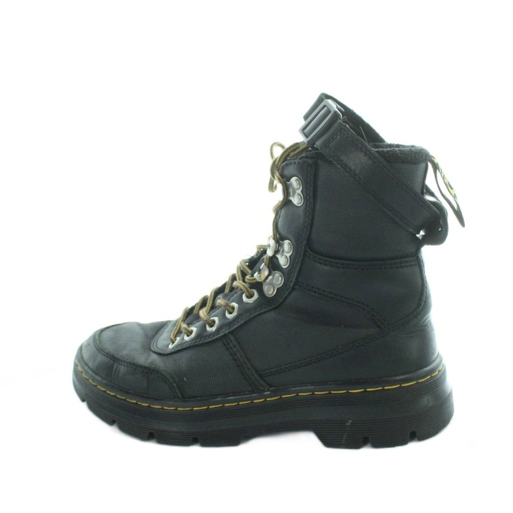 ドクターマーチン DR.MARTENS COMBS TECH FL ショートブーツ マーチンソール ロゴ UK6 25cm 黒 ブラック ■GY40 /MQ