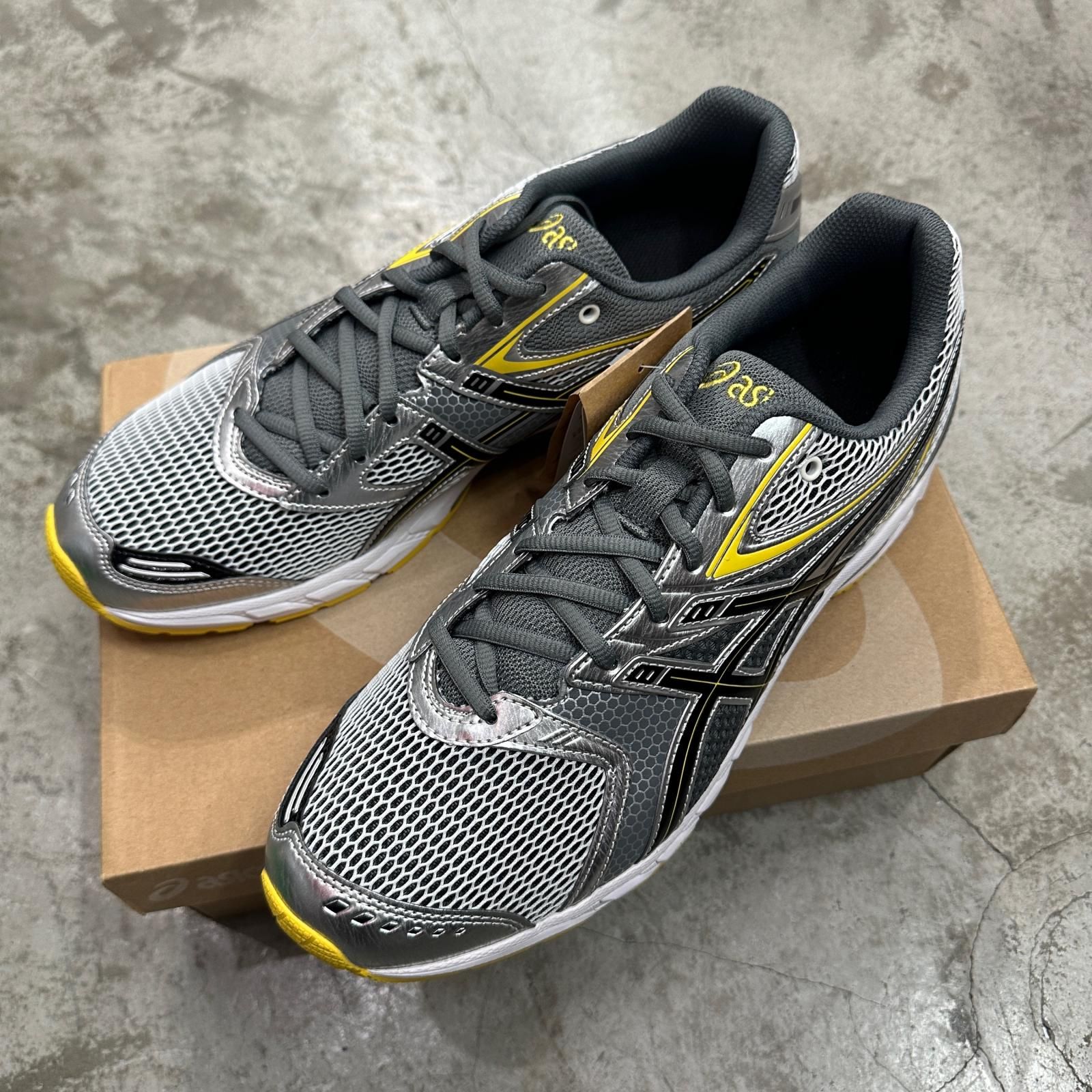 参考上代15400円 asics GEL-DS TRAINER 14 WHITE/TAI-CHI YELLOW