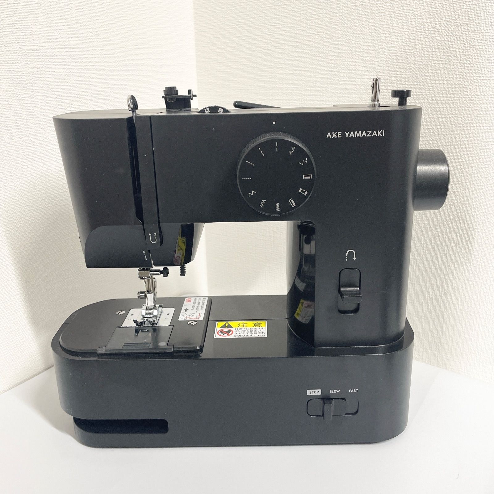 【美品】AXE YAMAZAKI 子育てにちょうどいいミシン ブラックMM-10Ⅱ【Aランク】751